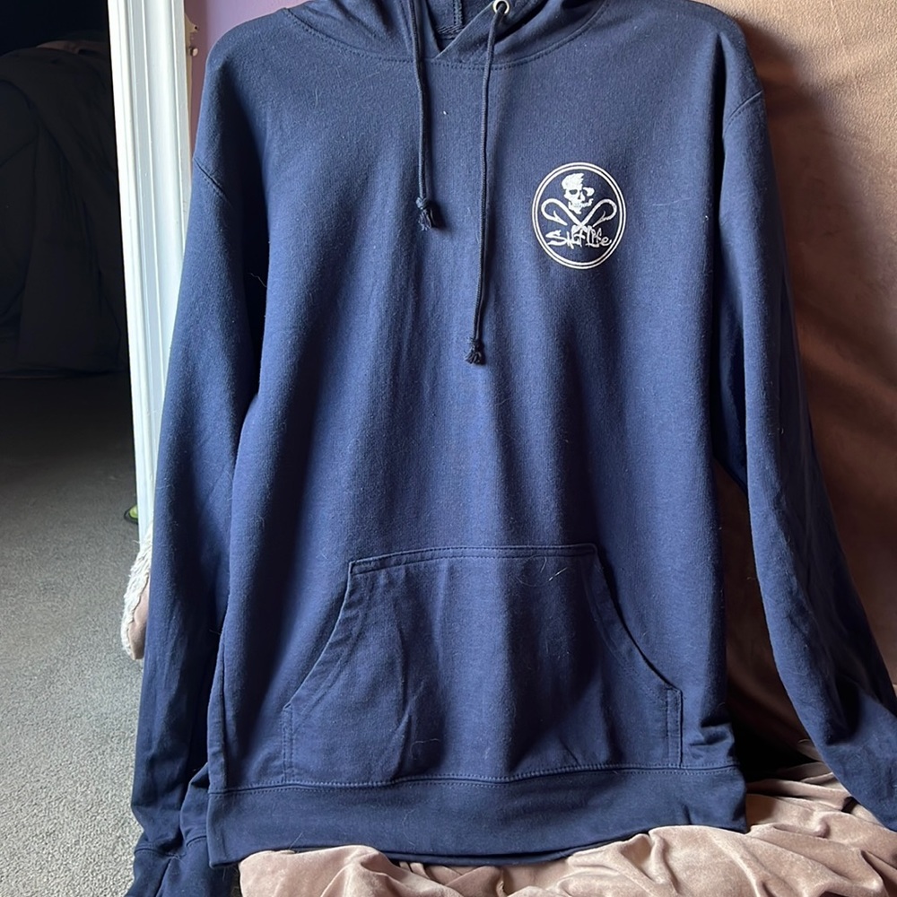 Men’s salt life sweatshirt size large,navy blue, NWOT